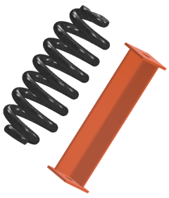 spring and shipping brace